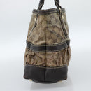 GUCCI GG Crystal Hand Bag Coated Canvas Beige Gold 223964 Auth ep14695-4