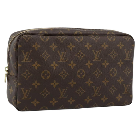 LOUIS VUITTON Monogram Trousse Toilette 28 Clutch Bag M47522 LV Auth ep14696