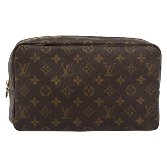 LOUIS VUITTON Monogram Trousse Toilette 28 Clutch Bag M47522 LV Auth ep14696