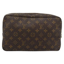 LOUIS VUITTON Monogram Trousse Toilette 28 Clutch Bag M47522 LV Auth ep14696-2