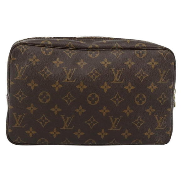 LOUIS VUITTON Monogram Trousse Toilette 28 Clutch Bag M47522 LV Auth ep14696