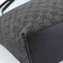 GUCCI GG Canvas Tragetasche Grau Silber 31243 Auth ep14697-14