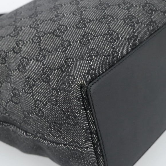 GUCCI GG Canvas Tragetasche Grau Silber 31243 Auth ep14697