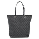 GUCCI GG Canvas Tragetasche Grau Silber 31243 Auth ep14697-2