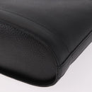 Burberrys Shoulder Bag Leather Black Gold Auth ep14701-11