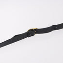 Burberrys Shoulder Bag Leather Black Gold Auth ep14701-8