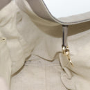GUCCI Soho Hand Bag Leather Gray Gold 282309 Auth ep14702-20