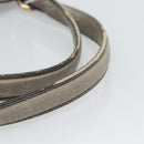GUCCI Soho Hand Bag Leather Gray Gold 282309 Auth ep14702-8