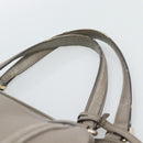 GUCCI Soho Hand Bag Leather Gray Gold 282309 Auth ep14702-9