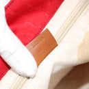 GUCCI GG Canvas Guccissima Tote Bag Nylon Red 282439 Auth ep14706-12
