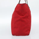 GUCCI GG Canvas Guccissima Tote Bag Nylon Red 282439 Auth ep14706-3