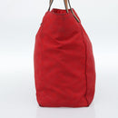 GUCCI GG Canvas Guccissima Tote Bag Nylon Red 282439 Auth ep14706-4