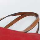 GUCCI GG Canvas Guccissima Tote Bag Nylon Red 282439 Auth ep14706-8