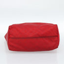GUCCI GG Canvas Guccissima Tote Bag Nylon Red 282439 Auth ep14706-5
