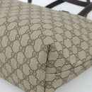 GUCCI GG Supreme Tote Bag PVC Beige 211137 Auth ep14707-11