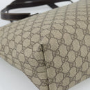 GUCCI GG Supreme Tote Bag PVC Beige 211137 Auth ep14707-14