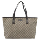 GUCCI GG Supreme Tote Bag PVC Beige 211137 Auth ep14707-2