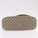 GUCCI GG Supreme Shoulder Bag PVC Beige Gold 414930 Auth ep14713-7