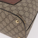 GUCCI GG Supreme Shoulder Bag PVC Beige Gold 414930 Auth ep14713-10