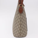GUCCI GG Supreme Shoulder Bag PVC Beige Gold 414930 Auth ep14713-4