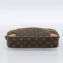 LOUIS VUITTON Monogram Compiegne 28 Clutch Bag M51845 LV Auth ep14714-7