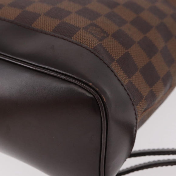 LOUIS VUITTON Damier Ebene Soho Rugzak N51132 LV Auth ep14717