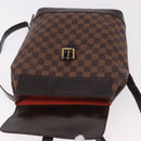LOUIS VUITTON Damier Ebene Soho Rugzak N51132 LV Auth ep14717-20