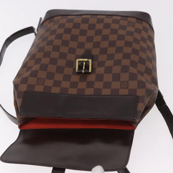 LOUIS VUITTON Damier Ebene Soho Rugzak N51132 LV Auth ep14717