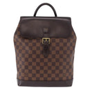 LOUIS VUITTON Damier Ebene Soho Rugzak N51132 LV Auth ep14717-13