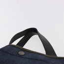 PRADA Hand Bag Denim 2way Navy Silver Auth ep14719A-8