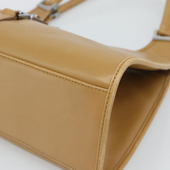 GUCCI Jackie Shoulder Bag Leather Beige Silver 002 1067 Auth ep14720A