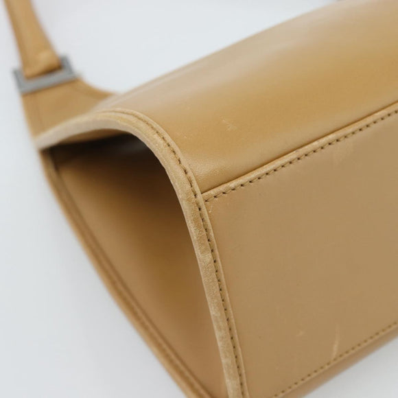 GUCCI Jackie Shoulder Bag Leather Beige Silver 002 1067 Auth ep14720A