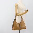 GUCCI Jackie Shoulder Bag Leather Beige Silver 002 1067 Auth ep14720A-23