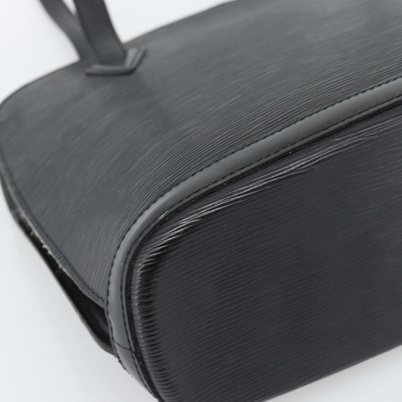 LOUIS VUITTON Epi Lussac Shoulder Bag Black M52282 LV Auth ep14722