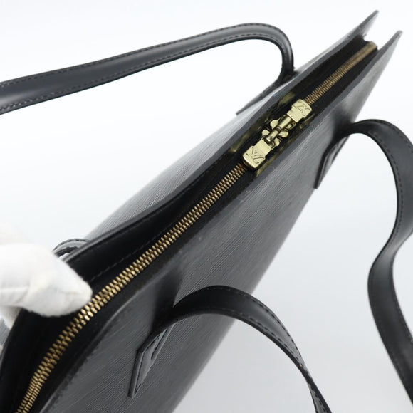 LOUIS VUITTON Epi Lussac Shoulder Bag Black M52282 LV Auth ep14722