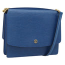 LOUIS VUITTON Epi Grenel Shoulder Bag Blue M52362 LV Auth ep14723-1
