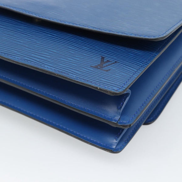 LOUIS VUITTON Epi Grenel Shoulder Bag Blue M52362 LV Auth ep14723