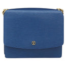 LOUIS VUITTON Epi Grenel Shoulder Bag Blue M52362 LV Auth ep14723-2