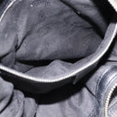 GUCCI Bamboo Shoulder Bag Leather Black Silver 232930 Auth ep14724-22