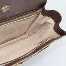 GUCCI GG Supreme Shoulder Bag PVC Beige Gold Auth ep14725-20
