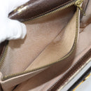 GUCCI GG Supreme Shoulder Bag PVC Beige Gold Auth ep14725-23