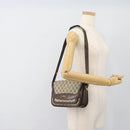 GUCCI GG Supreme Shoulder Bag PVC Beige Gold Auth ep14725-24