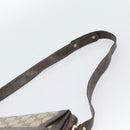 GUCCI GG Supreme Shoulder Bag PVC Beige Gold Auth ep14725-14