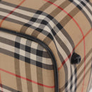 Burberrys Nova Check Boston Bag Canvas Beige Gold Auth ep14727-14