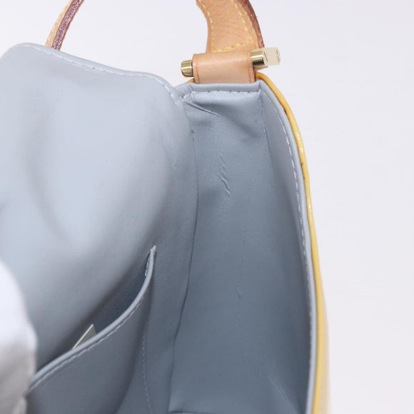 LOUIS VUITTON Monogram Vernis Thompson Street Bag Gris M91008 LV Auth ep14728