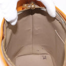 LOUIS VUITTON Monogram Vernis Houston Hand Bag Beige M91004 LV Auth ep14730-23