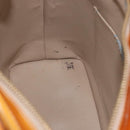 LOUIS VUITTON Monogram Vernis Houston Hand Bag Beige M91004 LV Auth ep14730-11