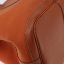HERMES Garden Party MM Tote Bag Canvas Orange Silver Auth ep14731SAV-13