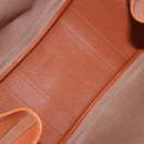 HERMES Garden Party MM Tote Bag Canvas Orange Silver Auth ep14731SAV-17