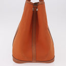 HERMES Garden Party MM Tote Bag Canvas Orange Silver Auth ep14731SAV-4